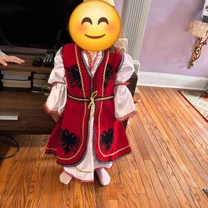 Kids Red and Black Costume